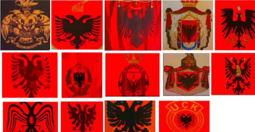 Njihuni me historinë e Flamurit Shqiptar dhe ndryshimin grafik të shqiponjës nga gjeneza deri në ditët e sotme