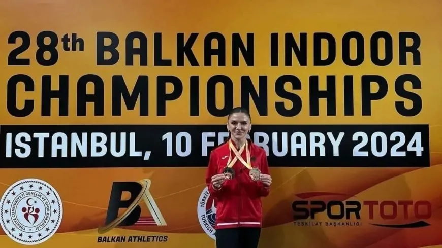 Luiza Gega siguron 4 medalje në Ballkaniadën e Atletikës