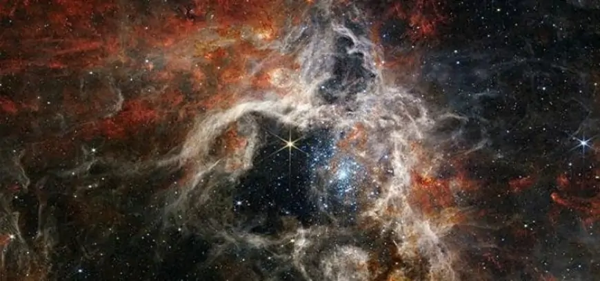 Mjegullnaja Tarantula kapet në detaje të qarta nga teleskopi Webb i NASA-s