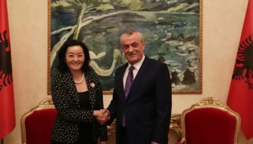 Vijon turi i takimeve/ Ambasadorja Kim takim me kryeparlamentarin Gramoz Ruçi